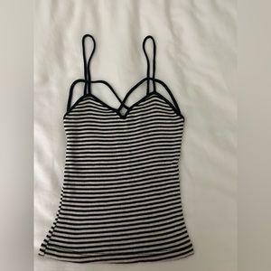 Brandy Melville Criss Cross Cropped Tank Top
